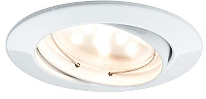 Paulmann 928.15 Premium EBL Set Coin dim klar rund schwenkbar LED 3x7W 2700K 230V 51mm Weiss matt 92815 Spot Einbaustrahler Einbauleuchte