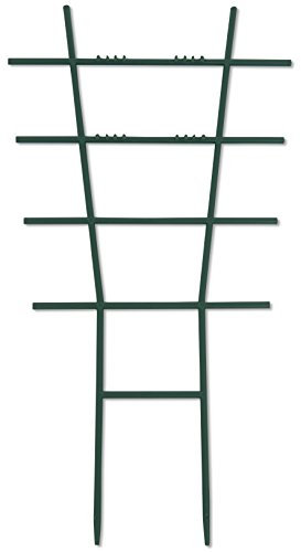 Windhager Blumenstütze Rankhilfe Gitterspalier Rankgitter, Kunststoff, gerade, Grün, 43 x 23 cm