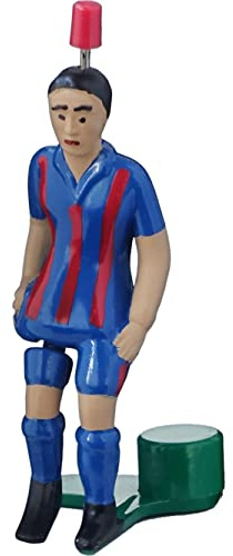 TIPP-KICK Top-Kicker Barcelona I Jugadores Originales para jóvenes y Mayores I Diviértase Jugando con Esta Figura de fútbol en Todos Nuestros futbolines I Accesorios I Camiseta Azul/roja