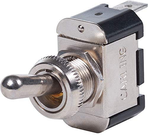 Blue Sea Systems WeatherDeck Toggle Switch SPST, OFF - MOMENTARY ON, 4151