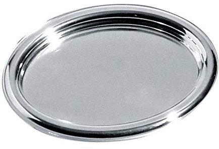 Alessi - JH02/40 - Vassoio Ovale vassoio ovale in acciaio inossidabile 18/10 lucido.