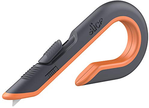 Slice 10400 Manual Box Cutter For Work & Home - 3 Position Manual Operation With Ceramic Safety Blade