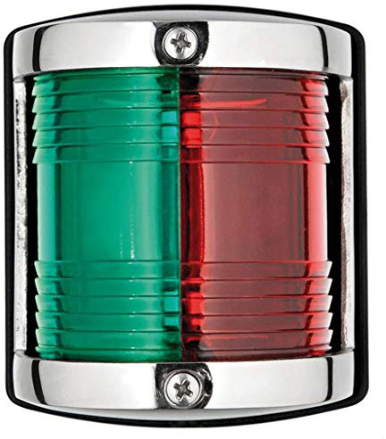 Osculati Utility 85 Navigationslicht VA-Stahl/rot-grün