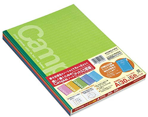 Kokuyo S & T campus Notes (dot-filled borders) five books X5 A ruffled