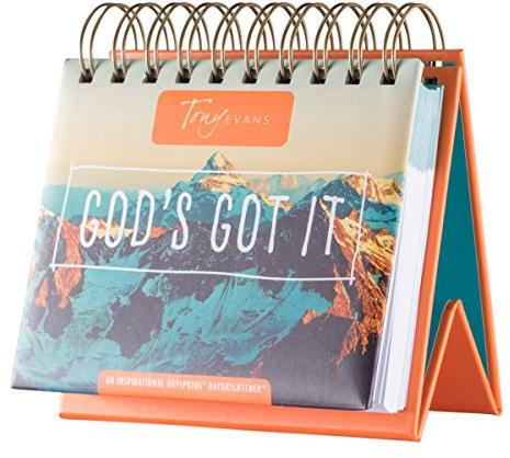 DaySpring -Tony Evans - God's Got It - An Inspirational DaySpring DayBrightener - Perpetual Calendar (20210)