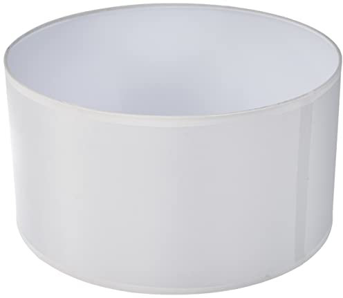 Rayher Hobby 23085102 Lampenschirm, rund, 30 cm ø, Höhe 16 cm, 100% Polyester, für Steh- oder Hängelampe, auch zum Bemalen und Bekleben, weiß