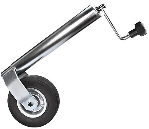 Roue de jauge de Remorque 300 kg, 60 mm, 79 cm déployé et 54 cm repliée, Roue Caoutchouc 200 mm