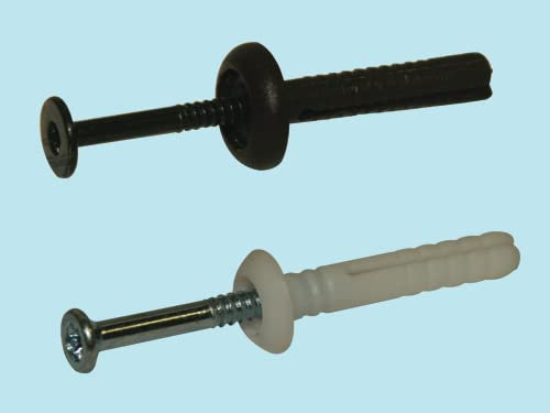 Tasselli a battuta - Bianchi Ã˜6x60 - vite zincata bianca Conf. 200 Pz