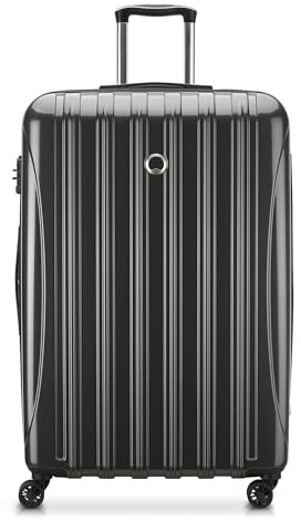 DELSEY PARIS Helium Aero Hardside Expandable Luggage with Spinner Wheels, Brushed Charcoal, Checked-Large 29 Inch, Helium Aero Hardside Expandable Luggage with Spinner Wheels