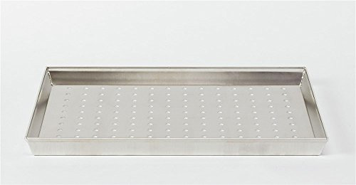 Pentole Agnelli COAL49/3F35 Teglia Rettangolare Forata, Diametro Foro 6 mm, Lega Alluminio 3003, 35x38 cm, Argento