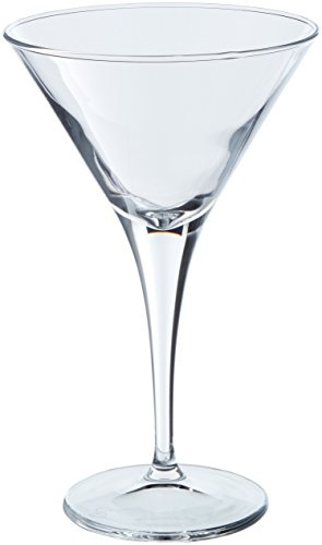 Utopia P44335 V Line Martini Glass, 8.75 oz., 25 cL (Pack of 6) | Commercial-grade glassware built for busy bars and restaurants, providing elegant service for classic cocktails.
