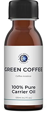 Mystic Moments| Green Coffee Carrier Oil 250ml | Coffea Arabica Seed Oil | Revitalising Moisturising Treatment for Skincare & Haircare | Natural Carrier for Aromatherapy & Cosmetic Formulations