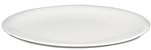 Alessi AGV29/1 all-Time Piatto Piano in Bone China, Set da 4