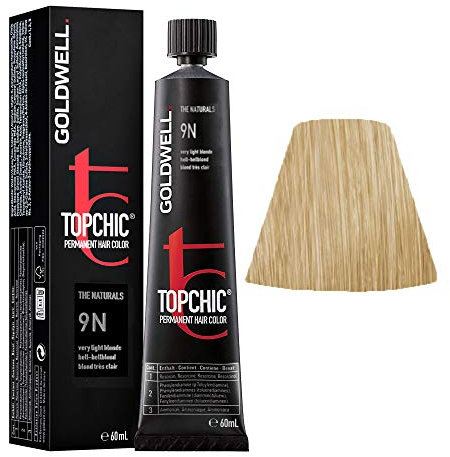Goldwell Topchic Haarfarbe 9N, hell-hellblond, 60 ml, 1er Pack, (1x 0,06 L)