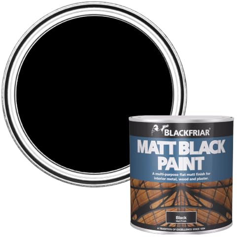 Blackfriar BKFMB250 Matt Black Paint 250 ml