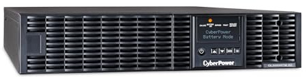 CyberPower OL3000RTXL2U Smart App Online UPS System, 3000VA/2700W, 7 Outlets, 2U Rack/Tower