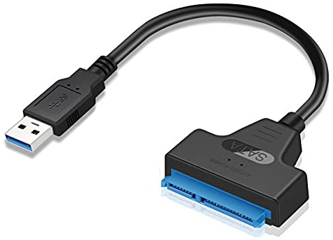 Chenyang Super Speed 5 Gbps USB 3.0 vers SATA 22 broches câble adaptateur pour disque dur 2,5 pouces pilote SSD