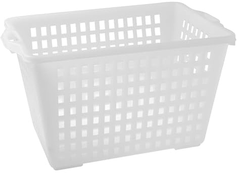 Giganplast GIG 2200P3 Contenitore per Biancheria e Oggetti, Bianco, 63x45x32 cm