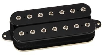 DiMarzio DP 720BK D Activator 7 Bridge Humbucker, 7 Saiten E-Gitarren Tonabnehmer, Schwarz
