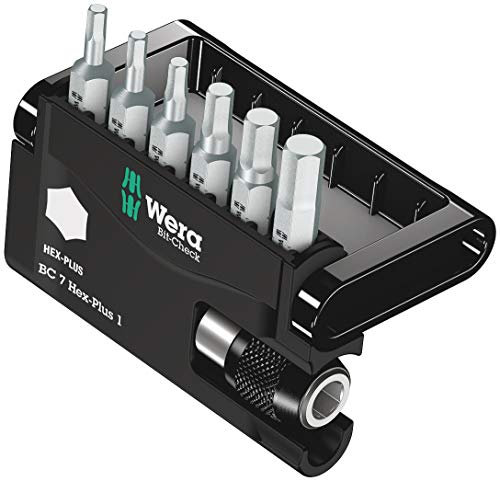 WERA Bit-Check 7 Hex-Plus 1 Sechskant 7-teilig, 1 Stück,056168