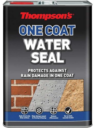 TWSU5L 5L Thompson's One Coat Water-Seal | Thompson's One Coat Water Seal | Model TWSU5L | 5L container | Clear waterproofing treatment for exterior surfaces | One c