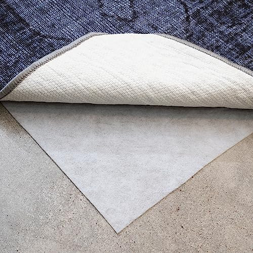 Teebaud 4' x 6' Non-Slip Rug Pad, Reversible Gripper, Non Skid Pads for Hardwood, Vinyl, Tile, Laminate Floors, Keep Area Rugs Secure, Natural Materials Safe for Indoor Flooring, ¼” Thick