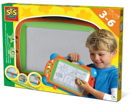 SES 146467 Creative B01679QEIO Zaubertafel Magnetzeichentafel, BlauGrünOrange