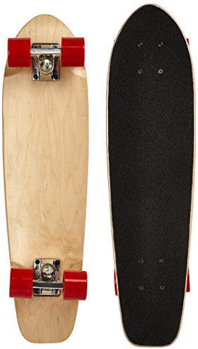 Ridge Skateboards Komplett Mini Cruiser Mini Longboard, Natural Range, Cruiser, Ahorn, 27 Inch