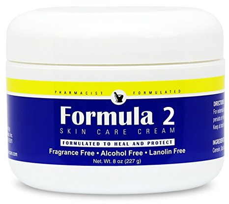 Formula 2 Skin Care Cream - 8 oz. jar Pharmacist Formulated Moisturizer and Barrier Cream