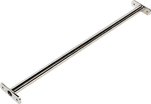 Reckstange 125 cm aus Edelstahl V2A Turnstange Set inkl. Schrauben + Kappen von Gartenwelt Riegelsberger (Reckstange 125 cm, Edelstahl)