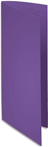 EXACOMPTA Paquet de 100 chemises Rock's en carte 210 g, coloris violet