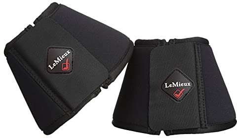 LeMieux Prosport Soft Shell Paar Hufglocken, Schwarz, XXL