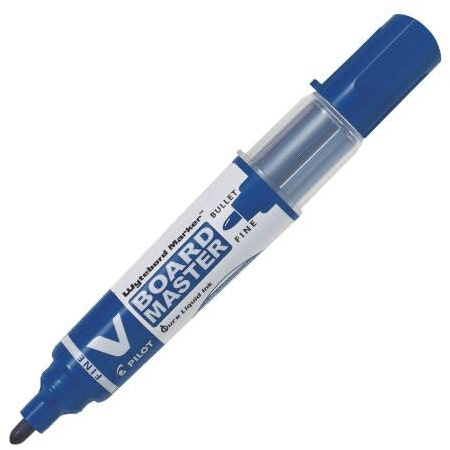 PILOT 386732 Whiteboard-Marker V BOARD MASTER, Rundspitze, blau