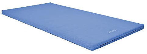 Grevinga® TÜV-Süd zertifizierte Leichtturnmatte (VB 80) | 150 x 100 x 6 cm | BLAU | komplett Turnmattenstoff