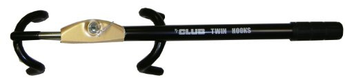 The Club 3100 Twin Hooks Steering Wheel Lock, Black/Gold by Winner International