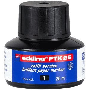 Edding Nachfülltinte edding PTK 25 für edding brilliant paper 25 ml schwarz