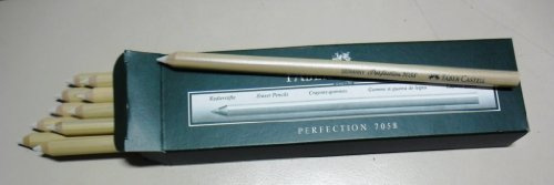 Faber-Castell Borrar lápiz blanco 7058 Perfección VPE = 12 unidades