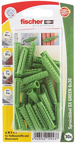 Fischer Spreizdübel SX Green 6x30 K, 524818