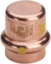 Viega Verschlusskappe m. SC Profipress G 2656 für Gas in 35 mm Kupfer, 352837