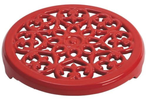 STAUB Dessous de Plat en Fonte, Rond, Ø 23 cm, Cerise