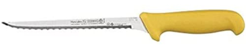 Mundial Y5514-8E Yellow Fish Fillet Knife - 8, Narrow and Stiff, Micro-Serrated Blade for Precision Filleting, Stainless Steel, Ergonomic Handle for Comfortable Grip