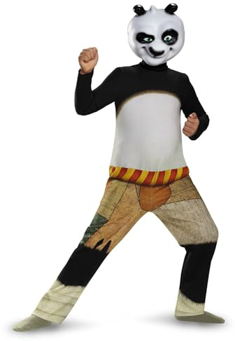 Po Panda Costume for Kids, Official Kung Fu Panda Costume Ouffit, Child Size (10-12)