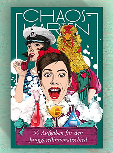 Chaoskarten Junggesellinnenabschied Spiel JGA – Das Original – 50 Missionen – Junggesellenabschied Frau