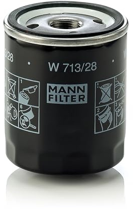 MANN-FILTER, W 713/28 Ölfilter | Für PKW, Hohe Filtrationsleistung, Optimaler Motorschutz, Hochwertige Dichtung, Echte OE-Technologie