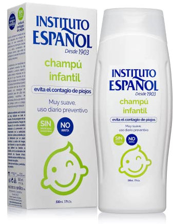 INSTITUTO ESPAÑOL Shampoo antipidocchi per bambini 500 ml.
