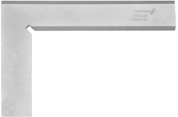 PAULIMOT Präzisions-Haarwinkel 90° 150 x 100 mm, DIN 875/00, rostfrei : Schnäppchen-Ausführung vorhanden