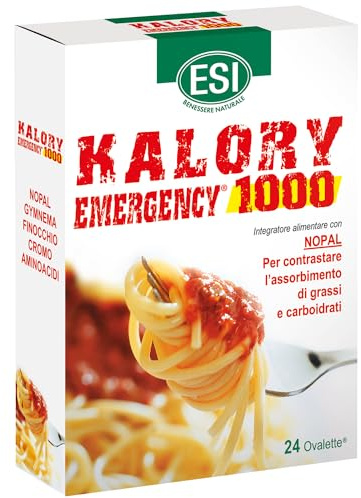 Esi Kalory Emergency 1000, Aroma Non Definito, Bianco, 24 Unità, Confezione da 1