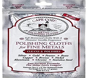Cape Cod Metal Polishing Cloths - foil pouch