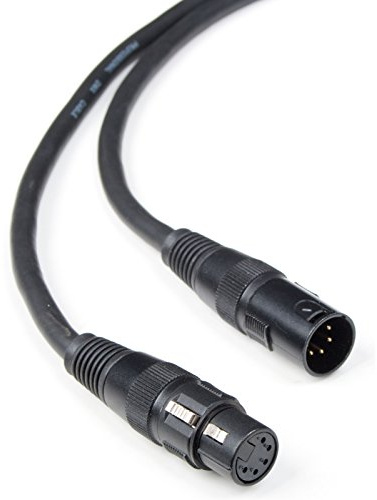 DAP Audio DMX 5 Pol XLR Kabel Male auf 5 Pol Female 20m