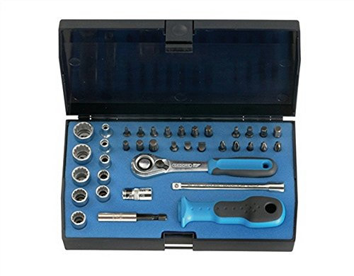 Steckschlüssel-Satz 1/4Zoll 37-tlg UD-IN-IS-PH-PZ-TX